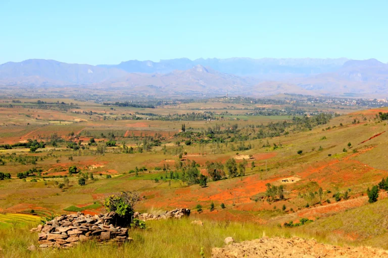 Typical landscape of the highlands